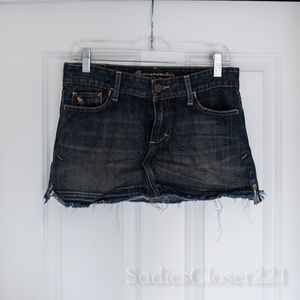 Abercrombie and Fitch Denim Mini Skirt size 2